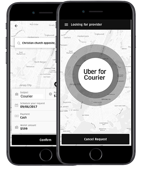 courier service app development