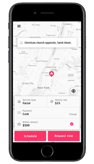 on-demand beauty service app